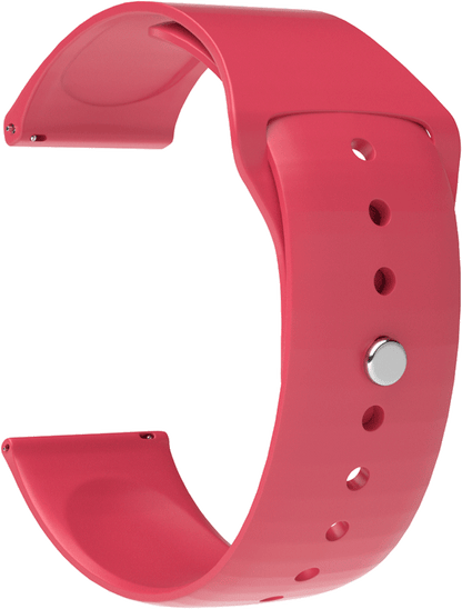 Smart Watch Replacement Silicone Button Style Red