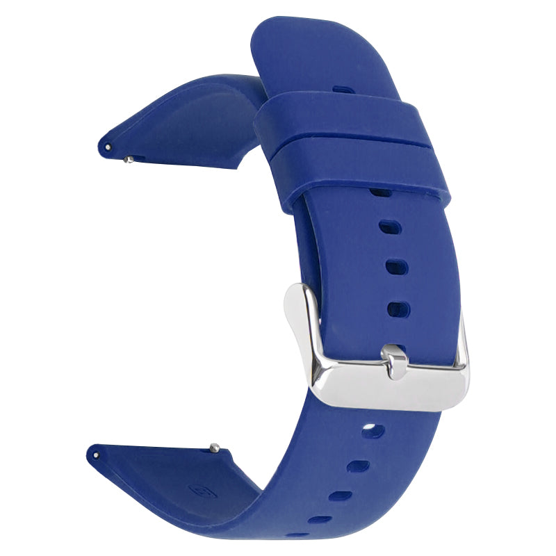 Sporty Rubber Watch Strap Blue