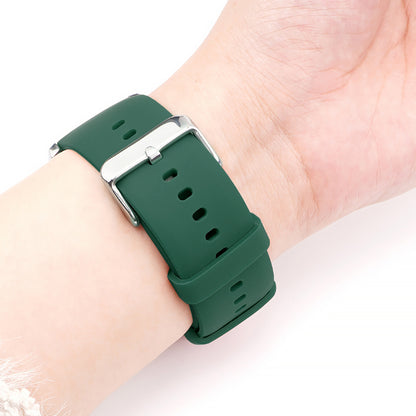 Sporty Rubber Watch Strap Green