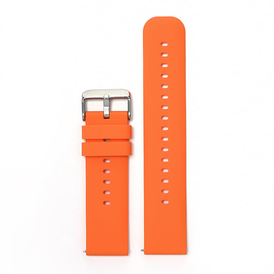 Sporty Rubber Watch Strap Orange