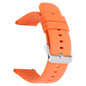 Sporty Rubber Watch Strap Orange