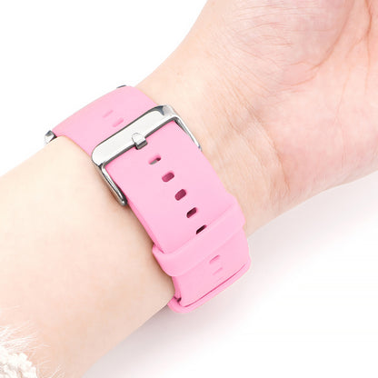 Sporty Rubber Watch Strap Pink