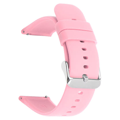 Sporty Rubber Watch Strap Pink