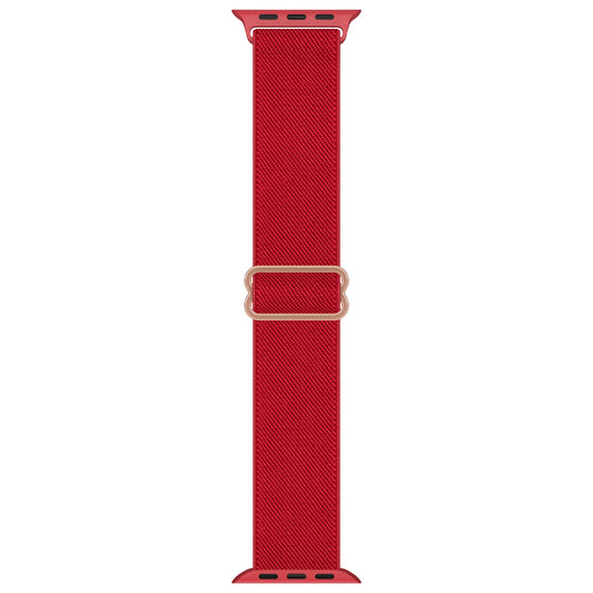 Apple watch replacement strap nylon Red Rose Gold