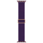 Apple watch replacement strap nylon Dark Purple Rose Gold