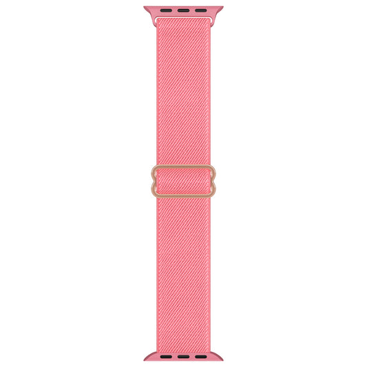 Apple watch replacement strap nylon Hot Pink Gold