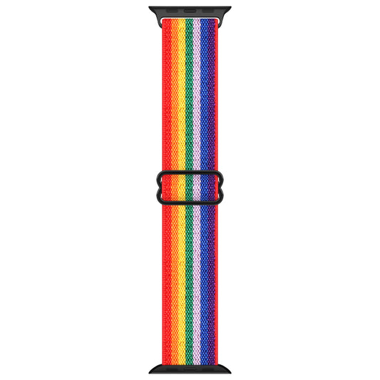 Apple watch replacement strap nylon Rainbow