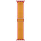 Apple watch replacement strap nylon Orange Red Trim