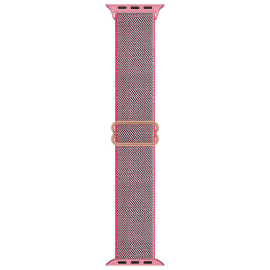 Apple watch replacement strap nylon Pink Weave