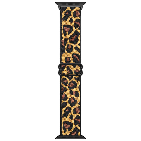 Apple watch replacement strap nylon Leopard